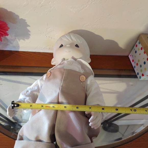 Vintage 1981 Big Precious Moments Enesco Porcelain Mikey Doll 17" Tall😍 - Picture 13 of 15